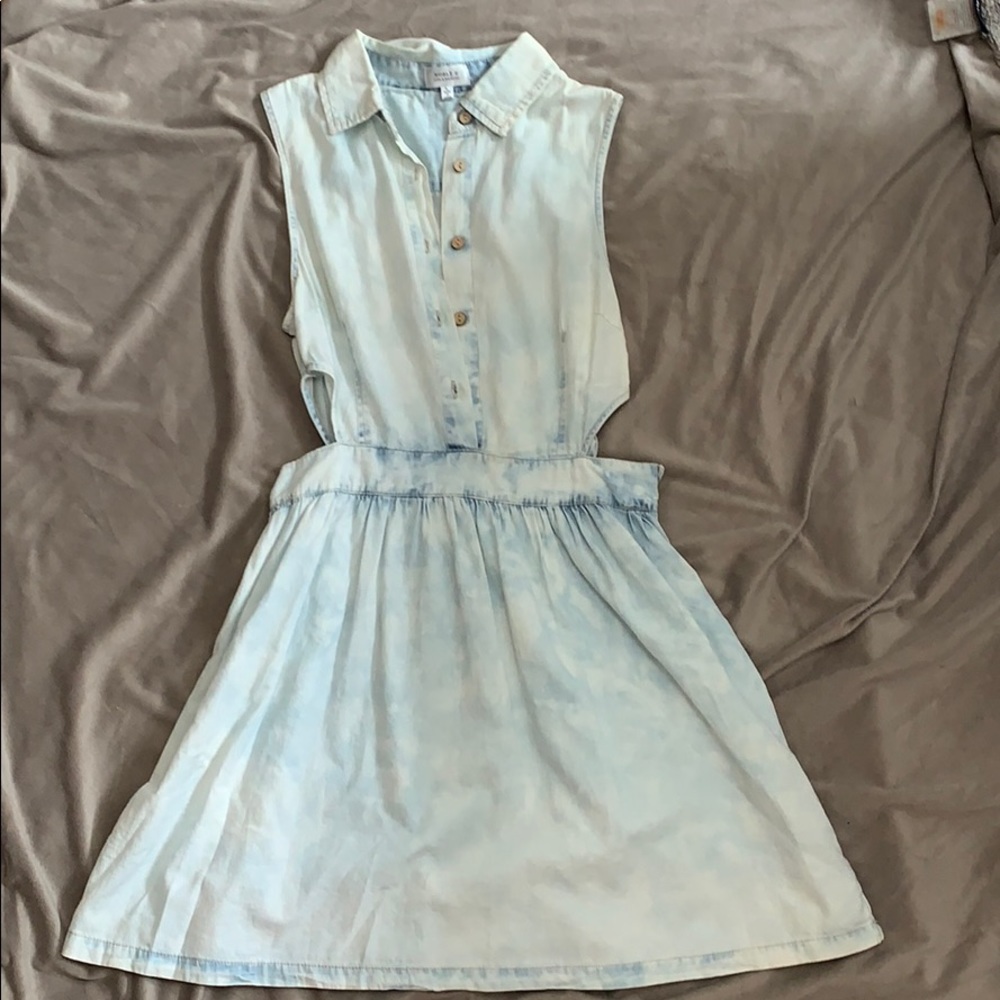Distressed Light Denim look dress